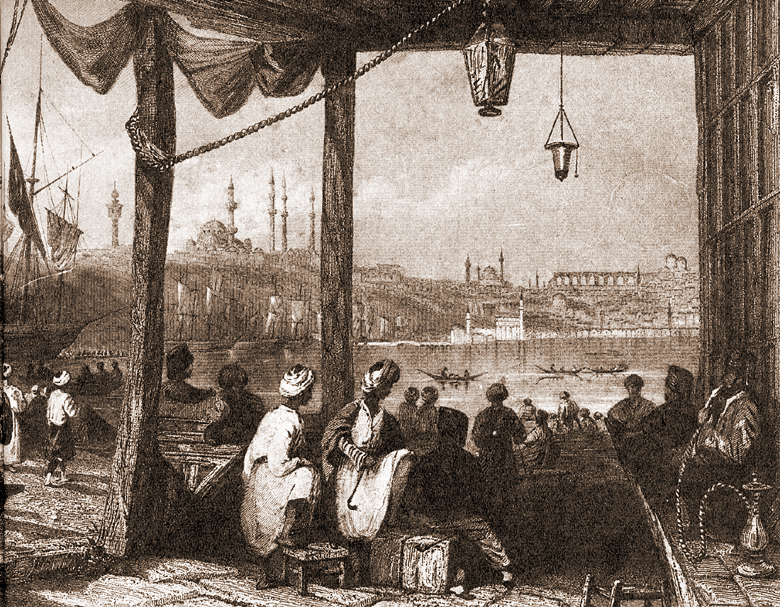 1700'lerde Haliç'te bir kahve.jpg